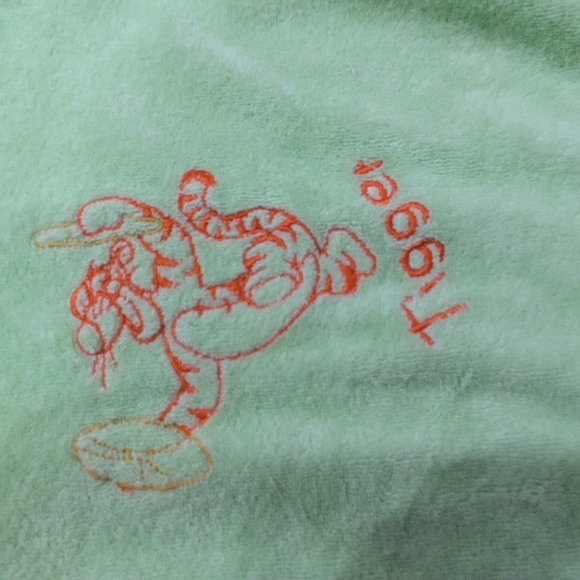 Y2K Disney Embroidered Tigger Terry Cloth Short Romper - Picture 3 of 6
